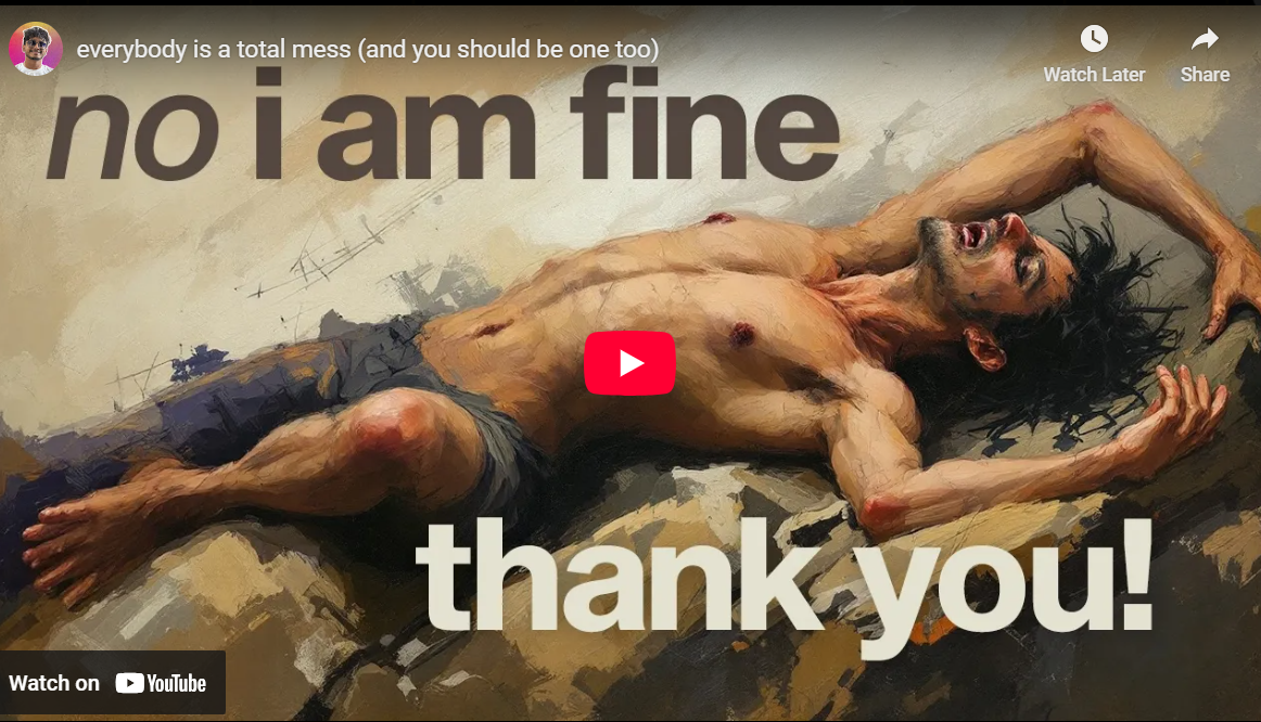 Long-form YouTube video for Everybody is a total Mess, showcasing in-depth storytelling and high-quality production.
