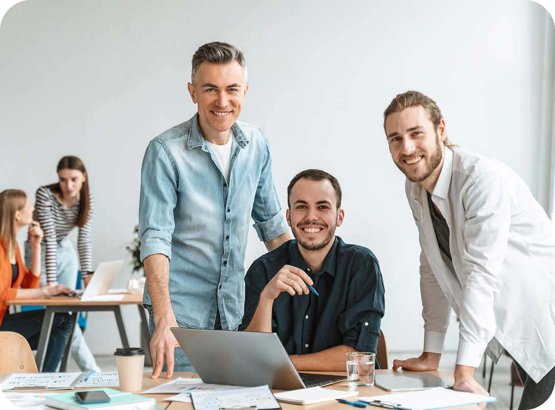 3 Männer aus dem Apothekerteam MYA