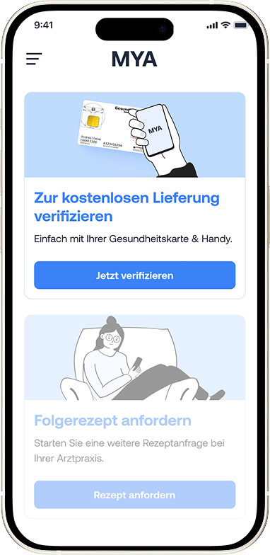 iPhone MYA App Rezepts