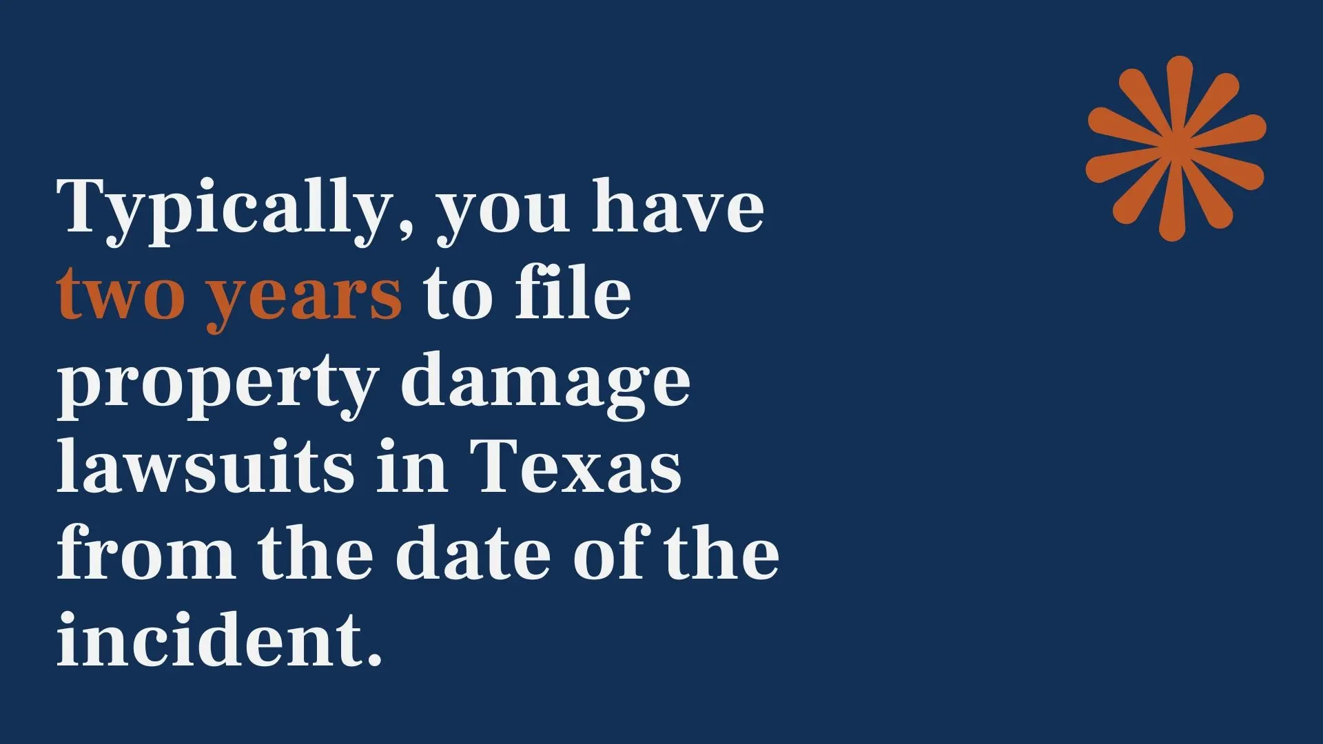 Texas Statute of Limitations for Property Damage Claims