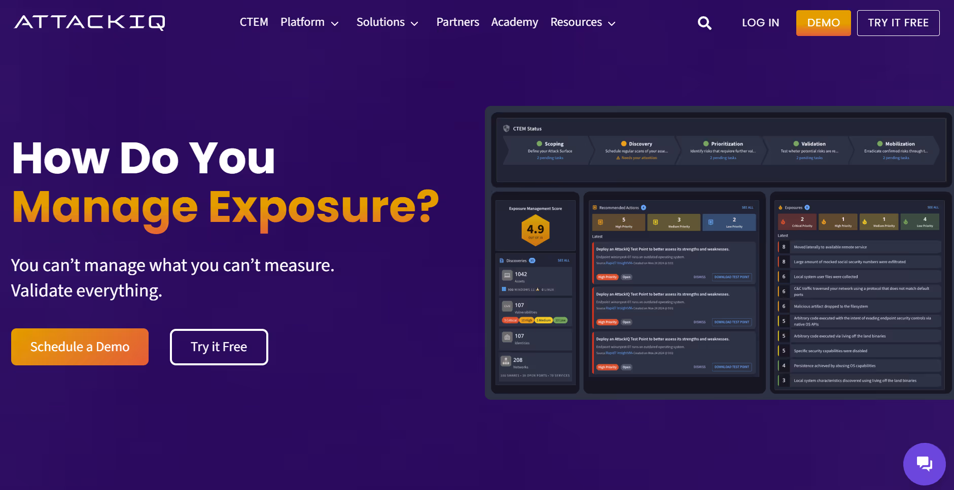 AttackIQ Adversarial Exposure Validation (AEV) Tool