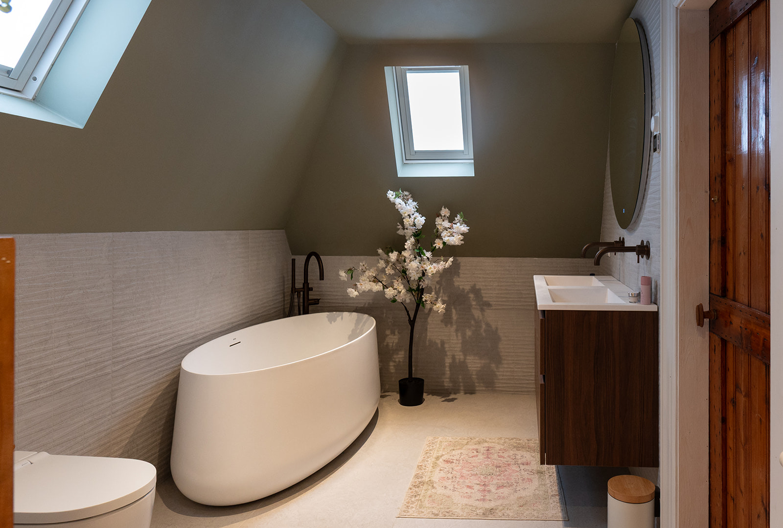 Japandi badkamer overzicht