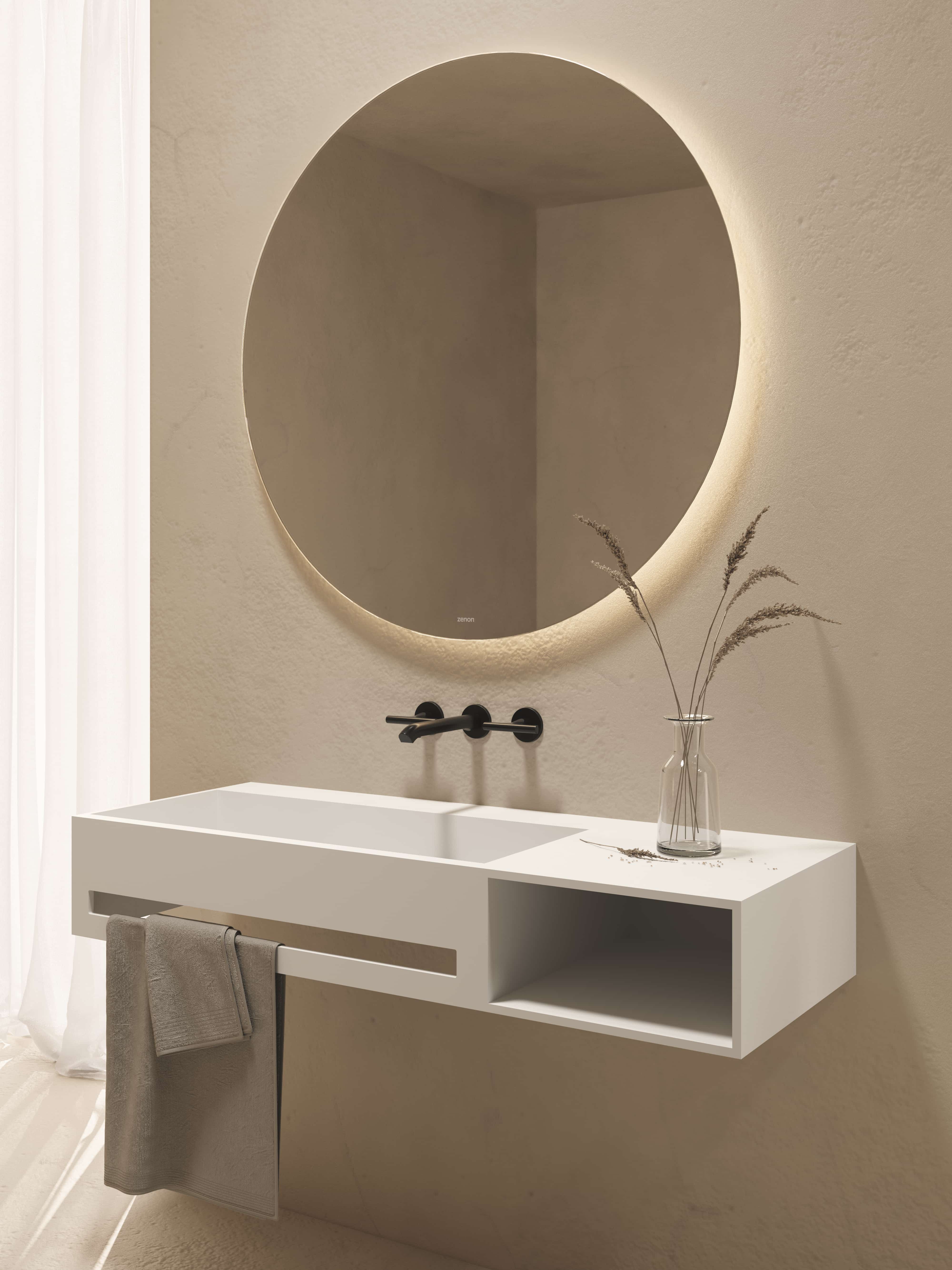 Solid Surface wastafel zonder meubel