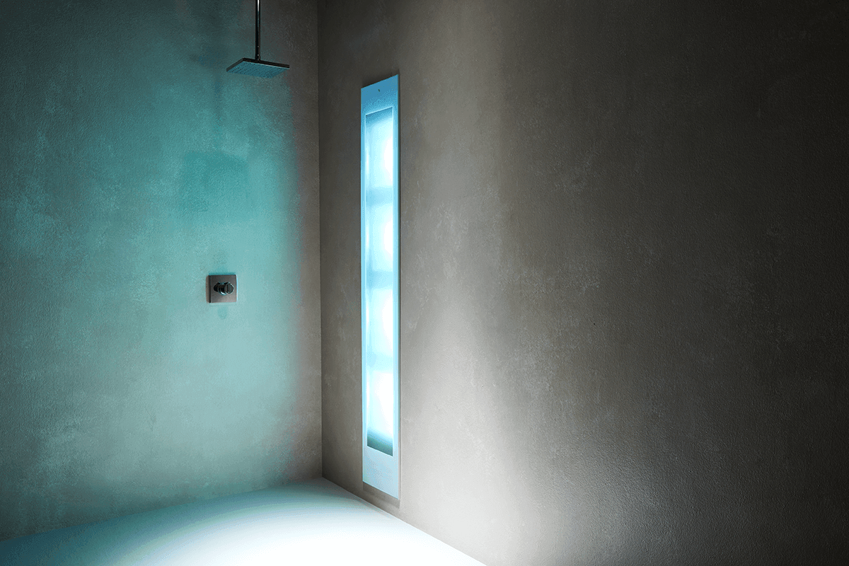 Douche zonnebank lichttherapie