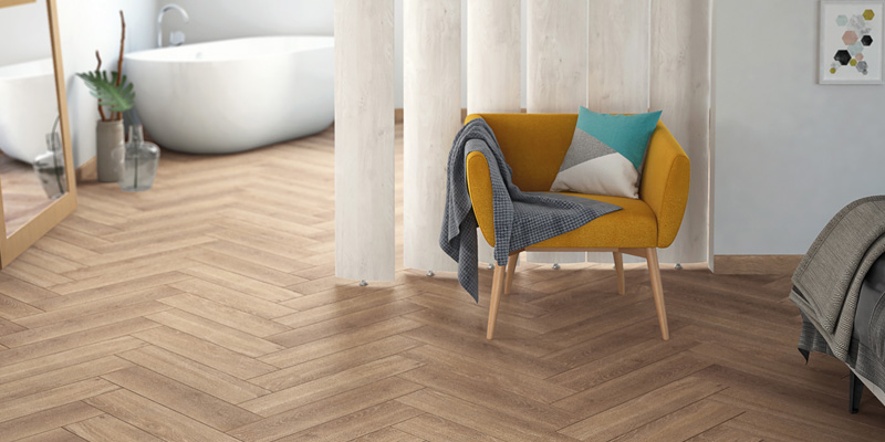 Pvc visgraat slaapkamer
