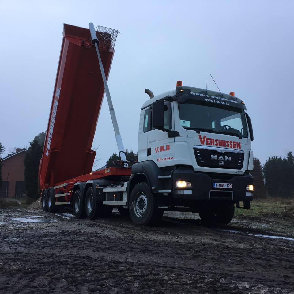 Vervoer en lossen van zand door Versmissen