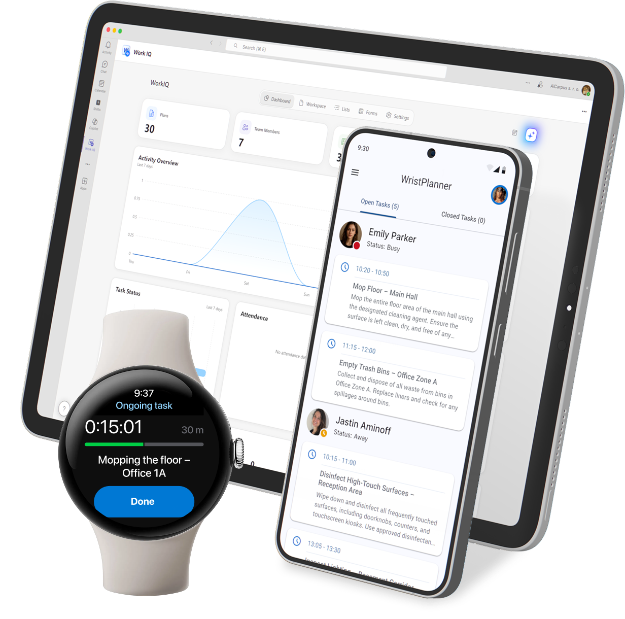 Work IQ 
AI-PoweredTask Management for Frontline Workers
