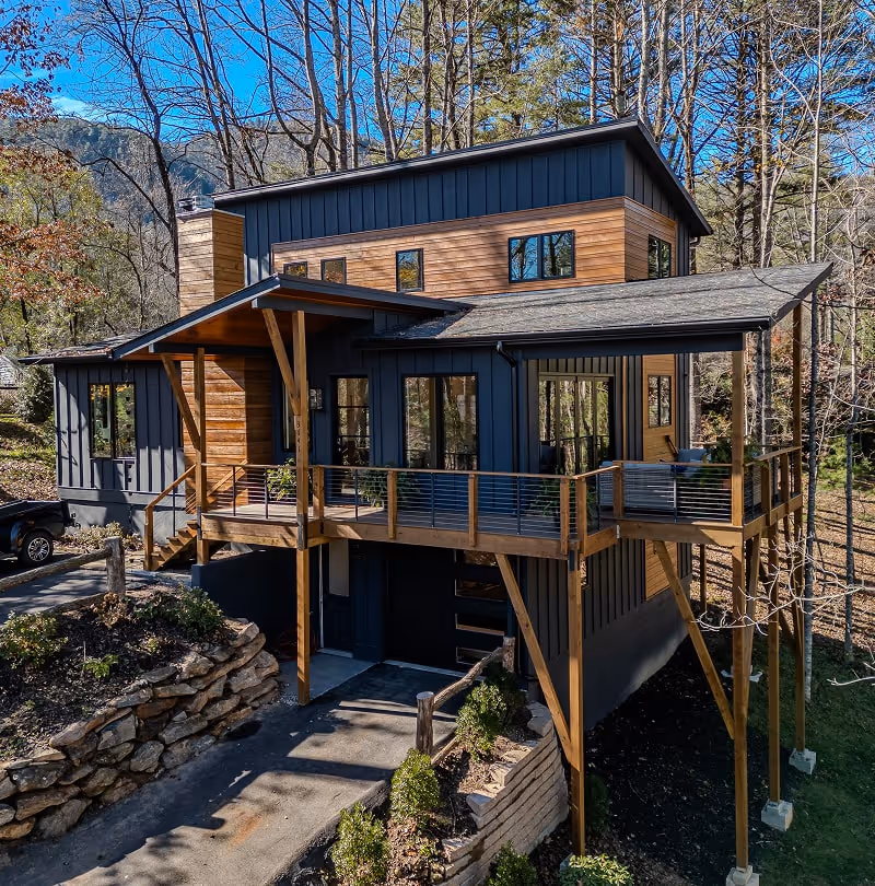 beautiful modern two-story home