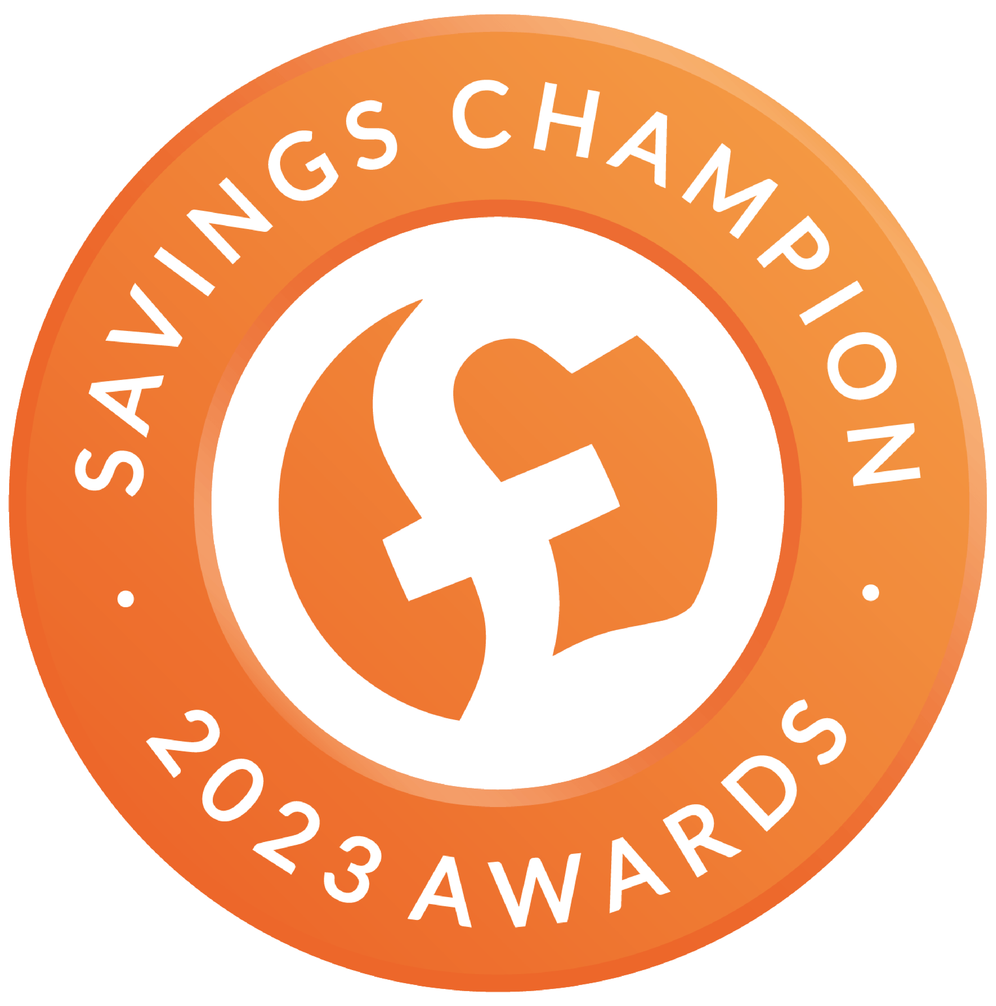 Savings Champion 2023 Awards logo