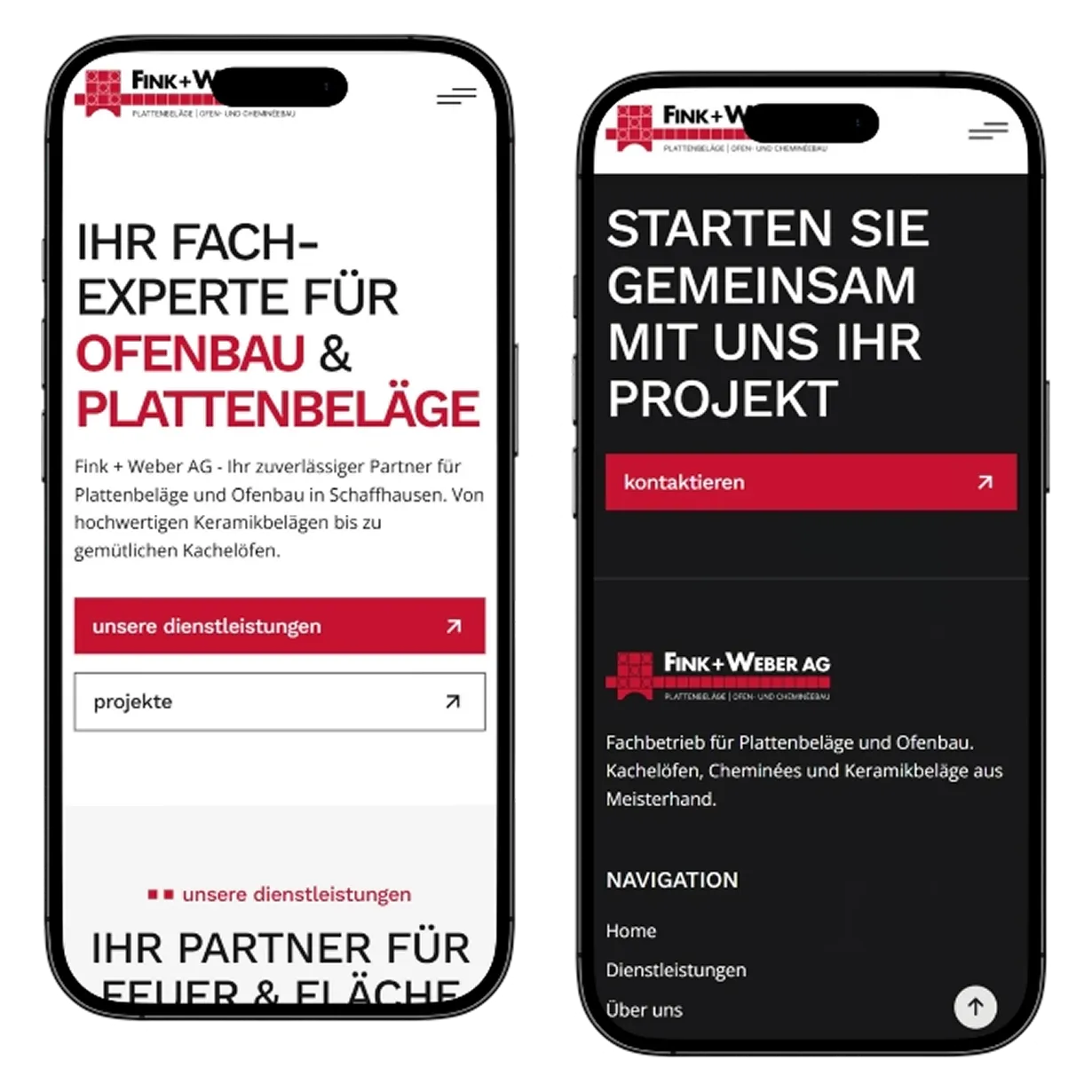 Fink + Weber AG Handy Mockup