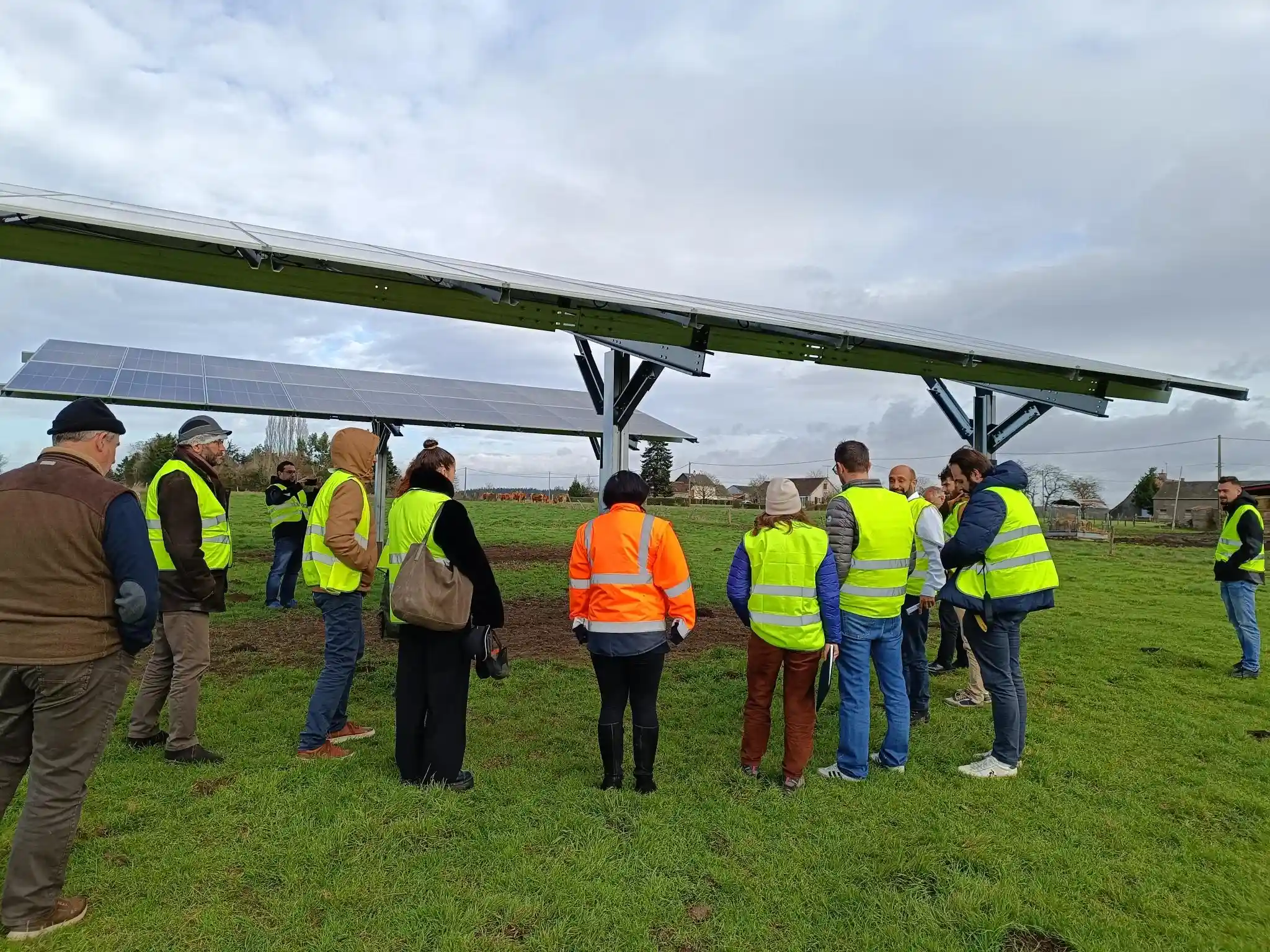 Triangle Sol'R a fait visiter son prototype à ses partenaires