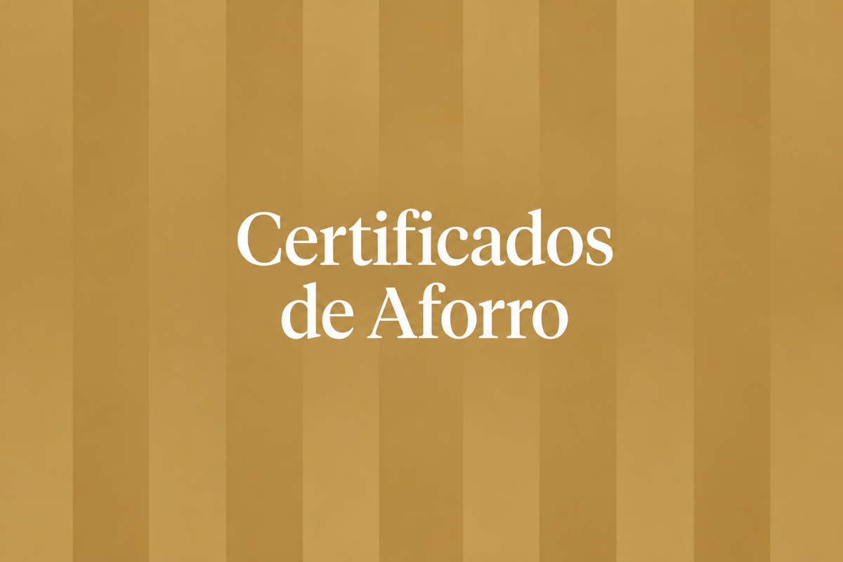 Certificados de Aforro: taxa atual, Série F e como subscrever