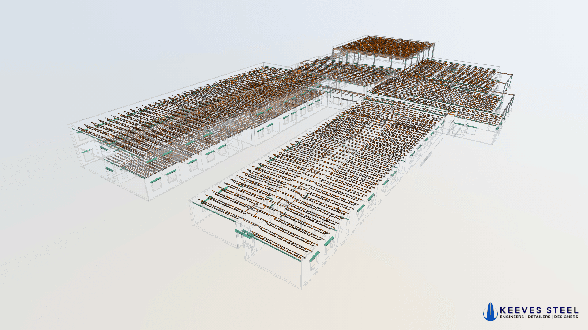 Side view of The Hamptons at night