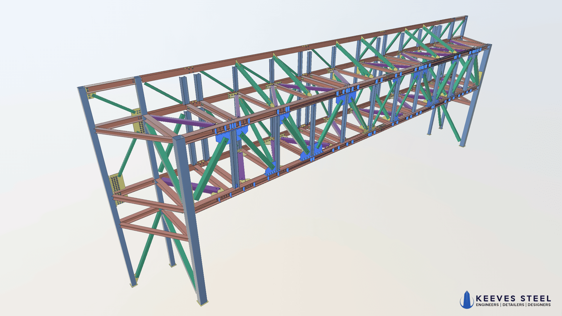 Side view of The Hamptons at night