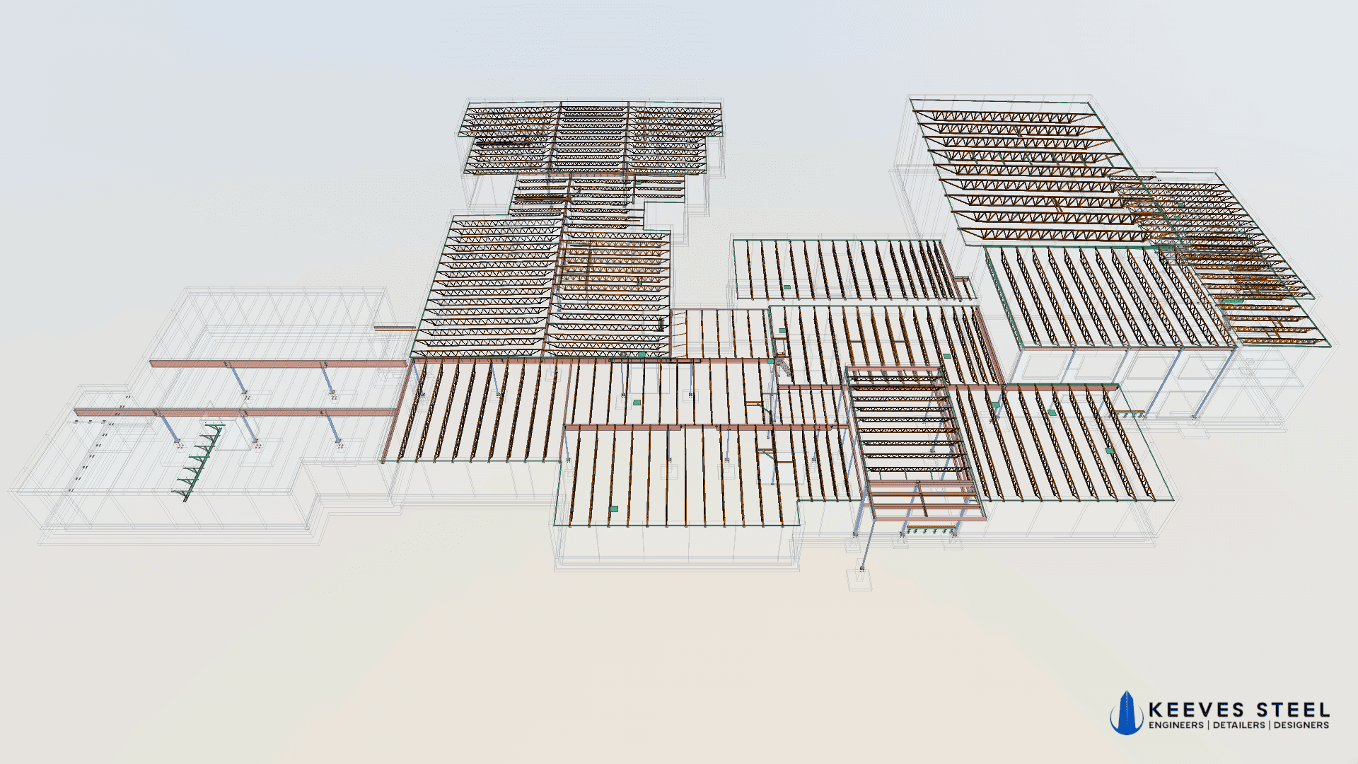 Side view of The Hamptons at night