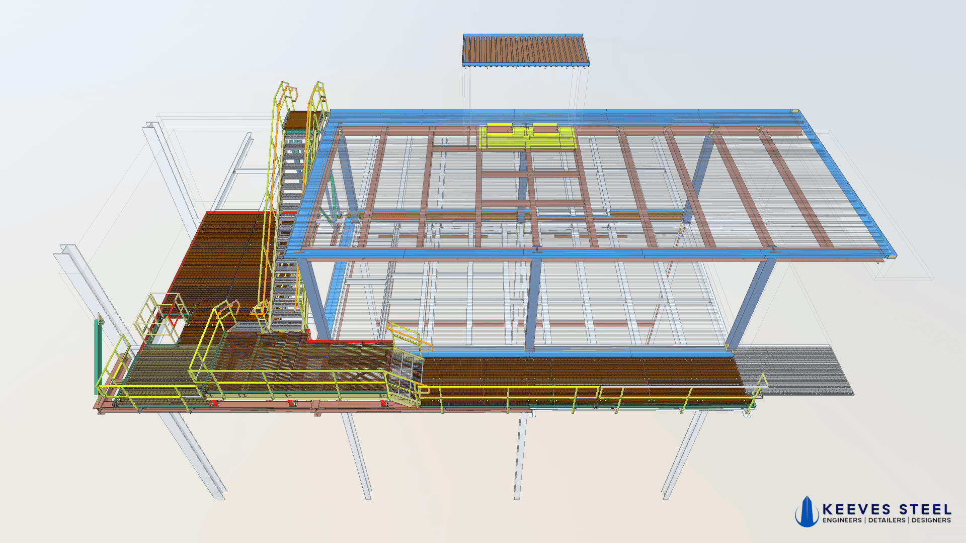 Side view of The Hamptons at night