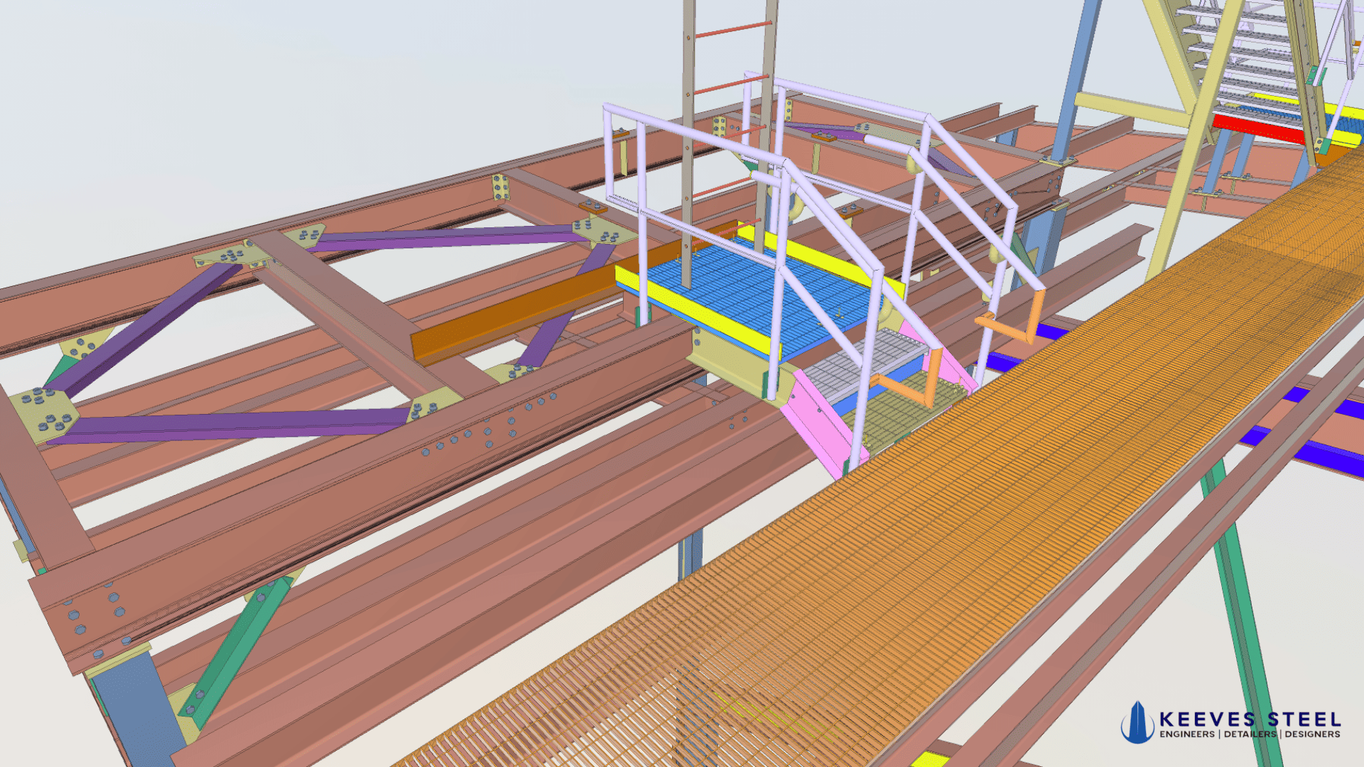 Side view of The Hamptons at night