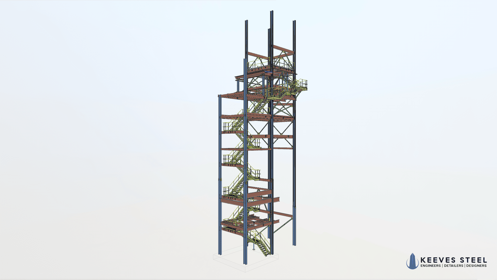 Side view of The Hamptons at night