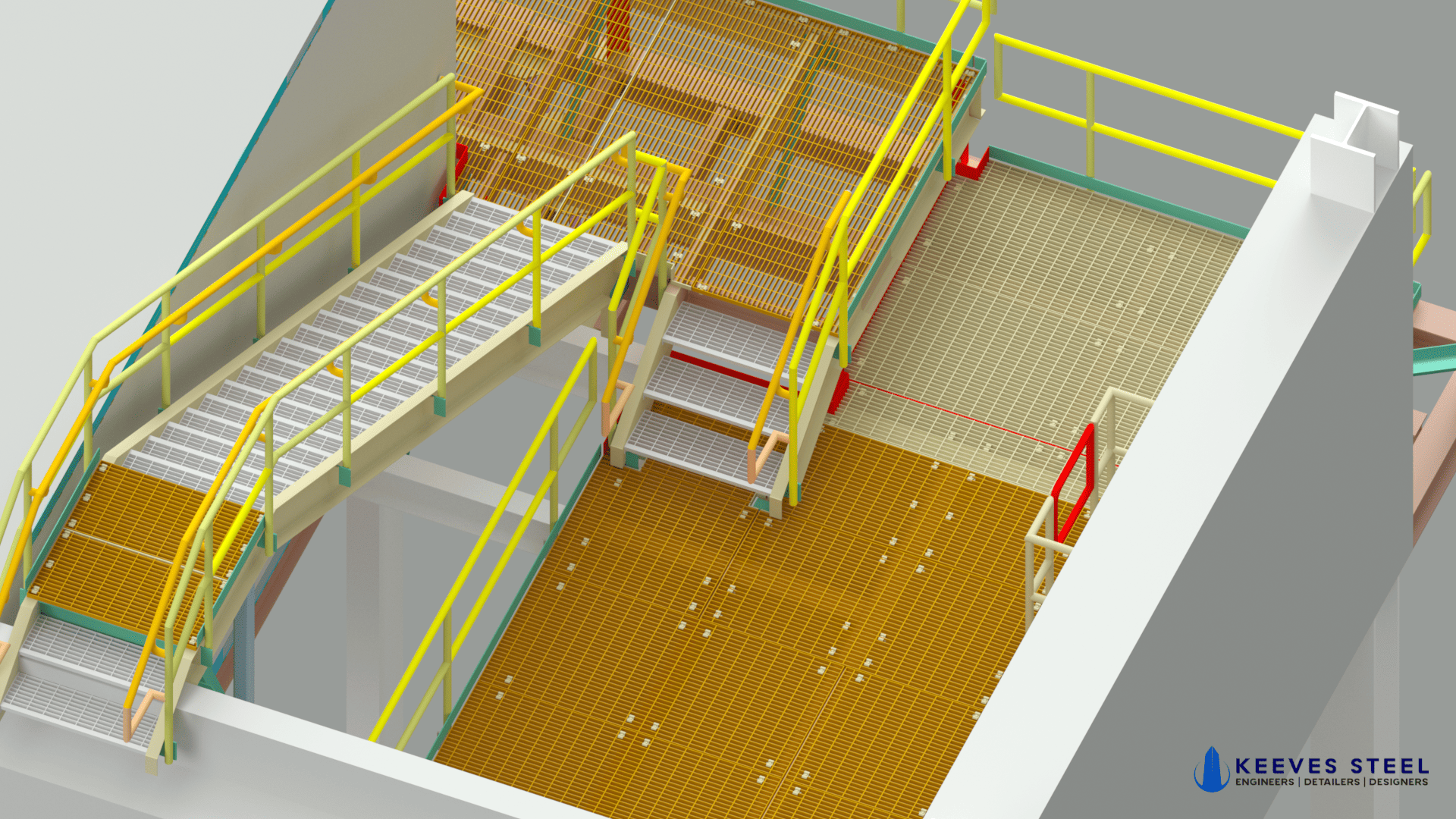 Side view of The Hamptons at night