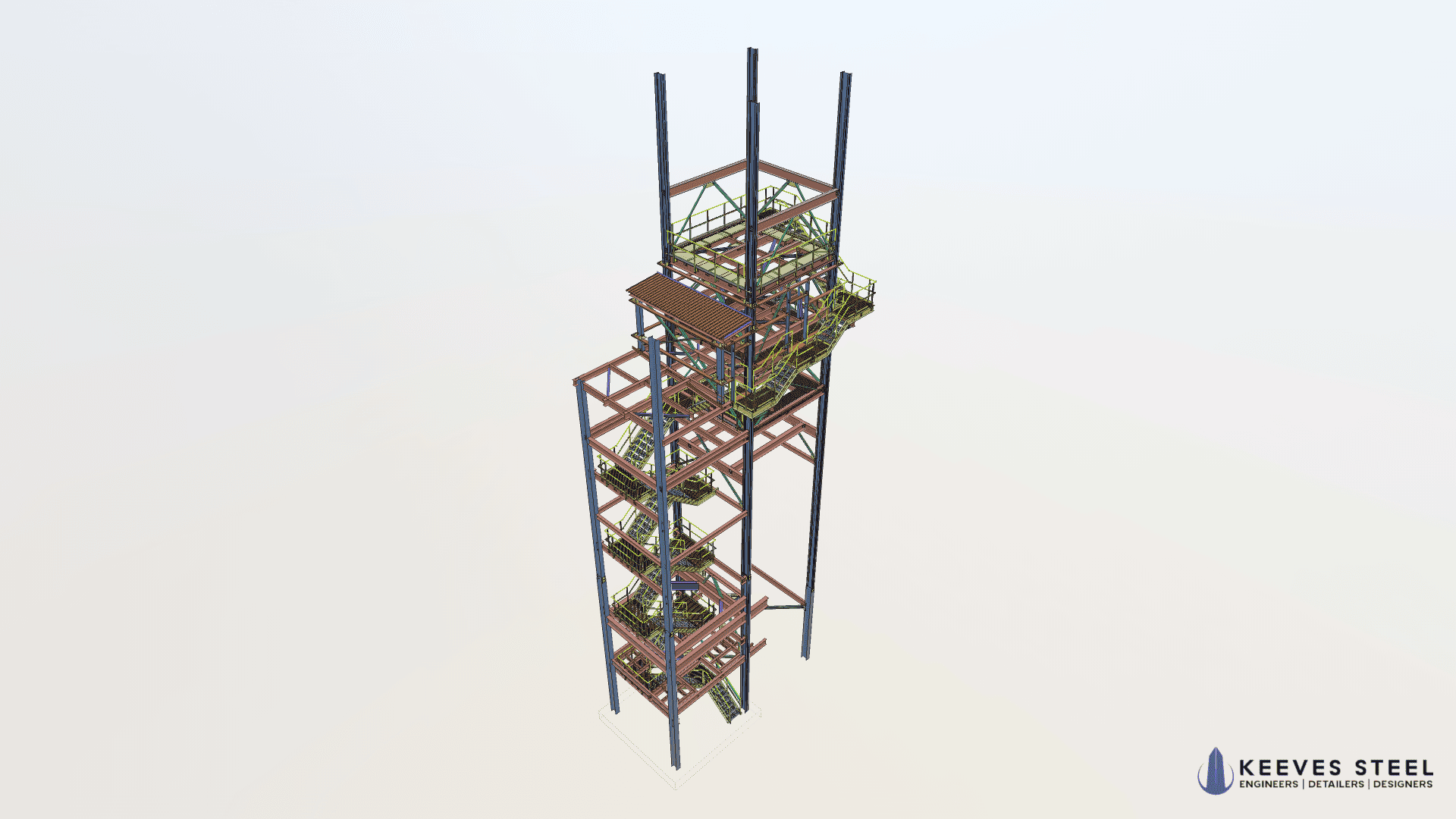 Side view of The Hamptons at night