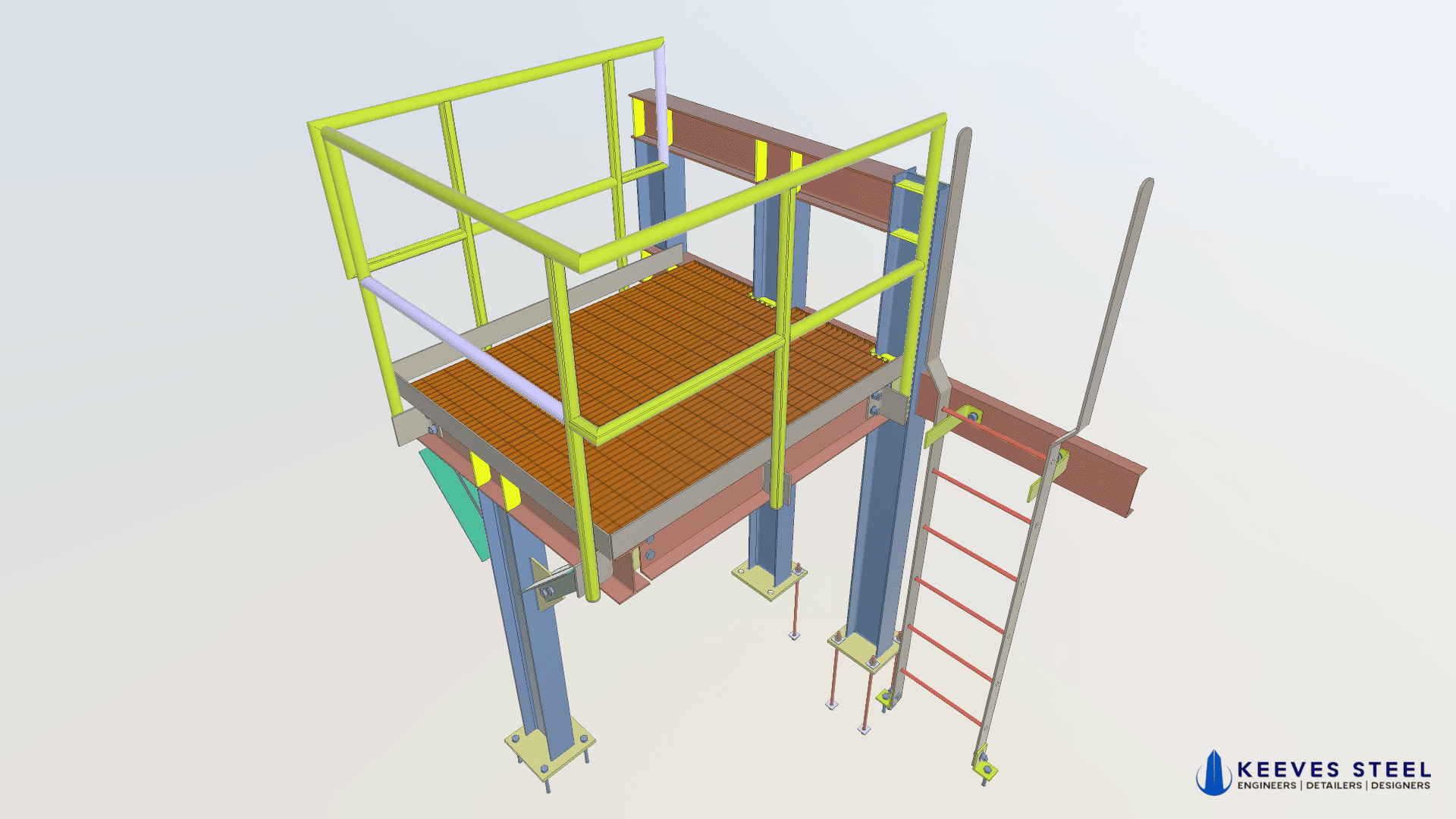 Side view of The Hamptons at night