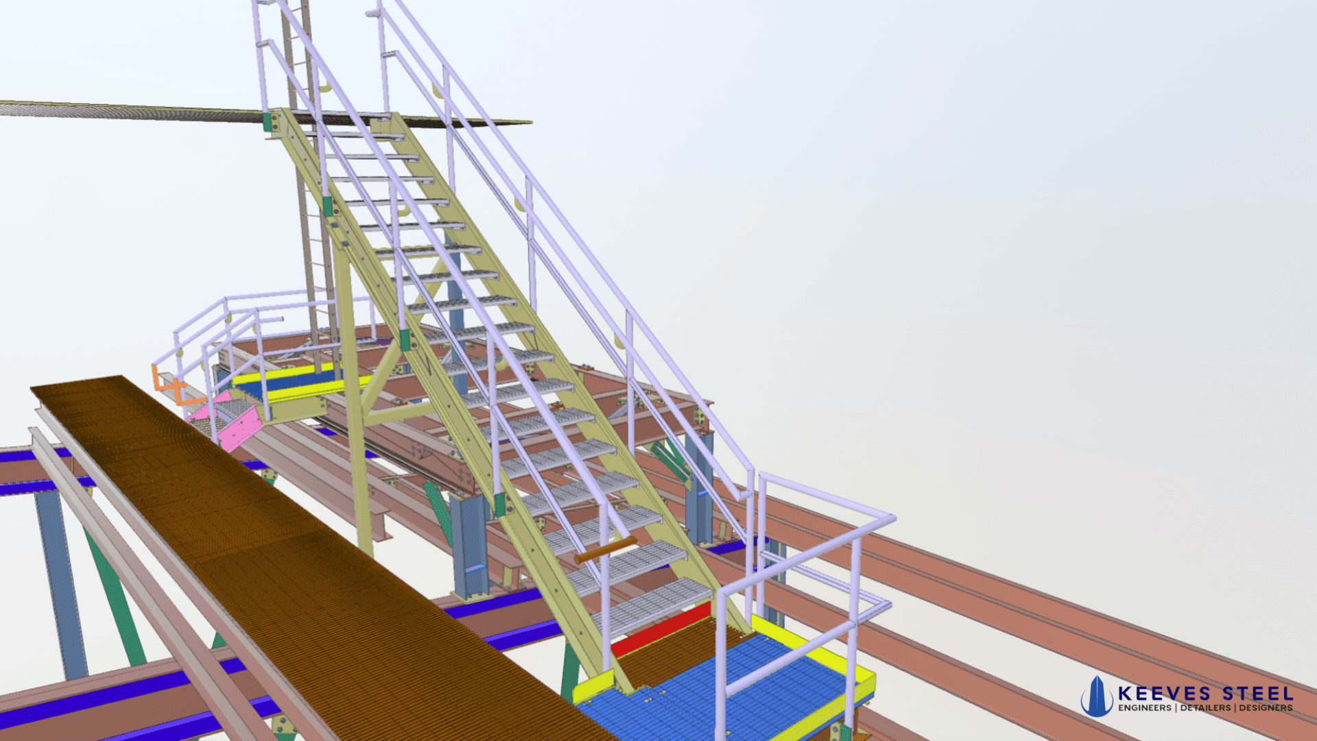 Side view of The Hamptons at night