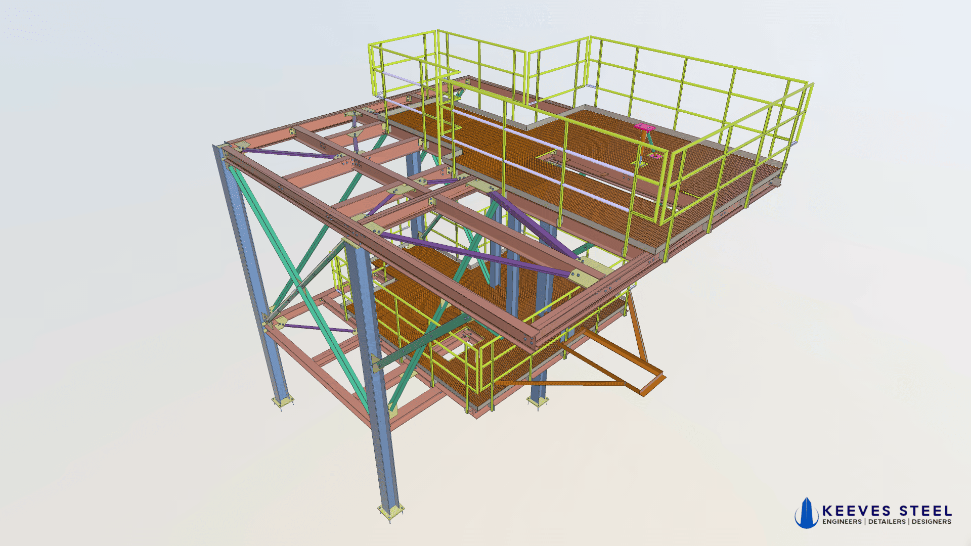 Side view of The Hamptons at night