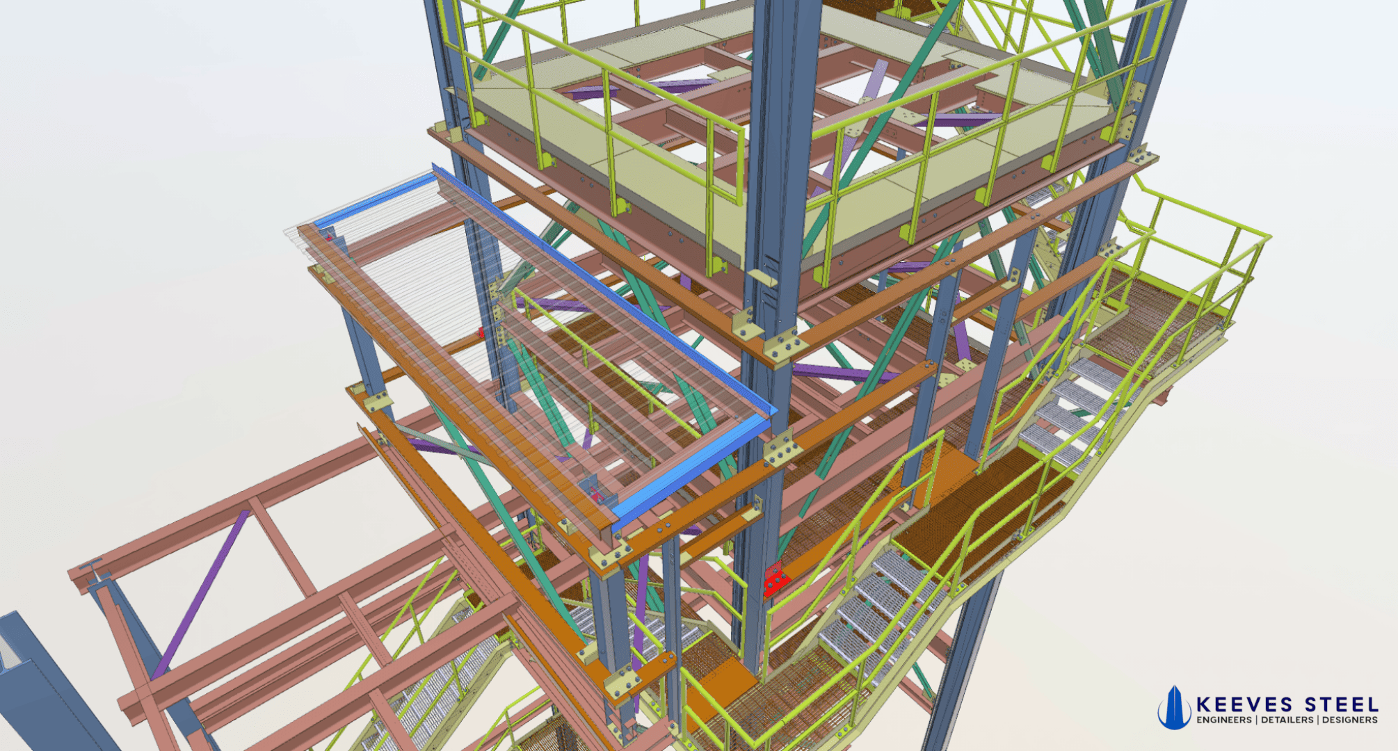 Side view of The Hamptons at night