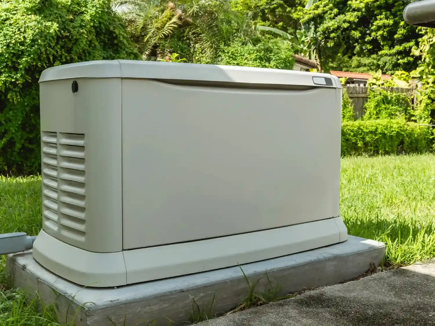 Image of a white generator
