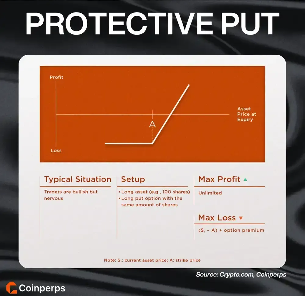 Crypto Options Strategy Protective Put