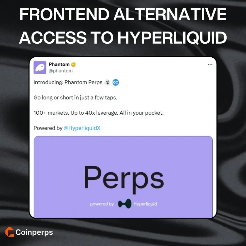 Frontend Alternative Access to Hyperliquid