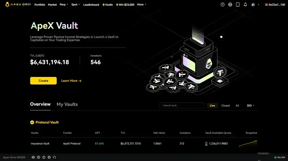 ApeX Vaults