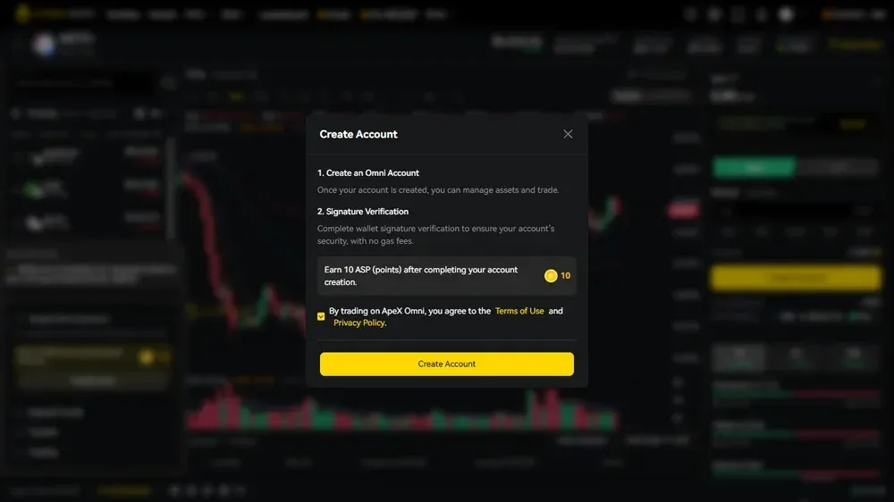 Create ApeX Account