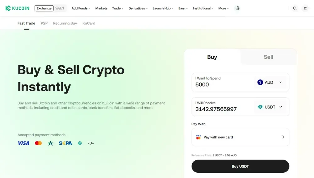Countries and Currencies Supported by KuCoin