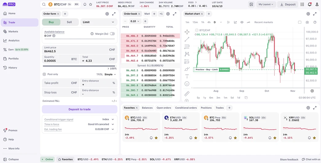 3. Select a Cryptocurrency