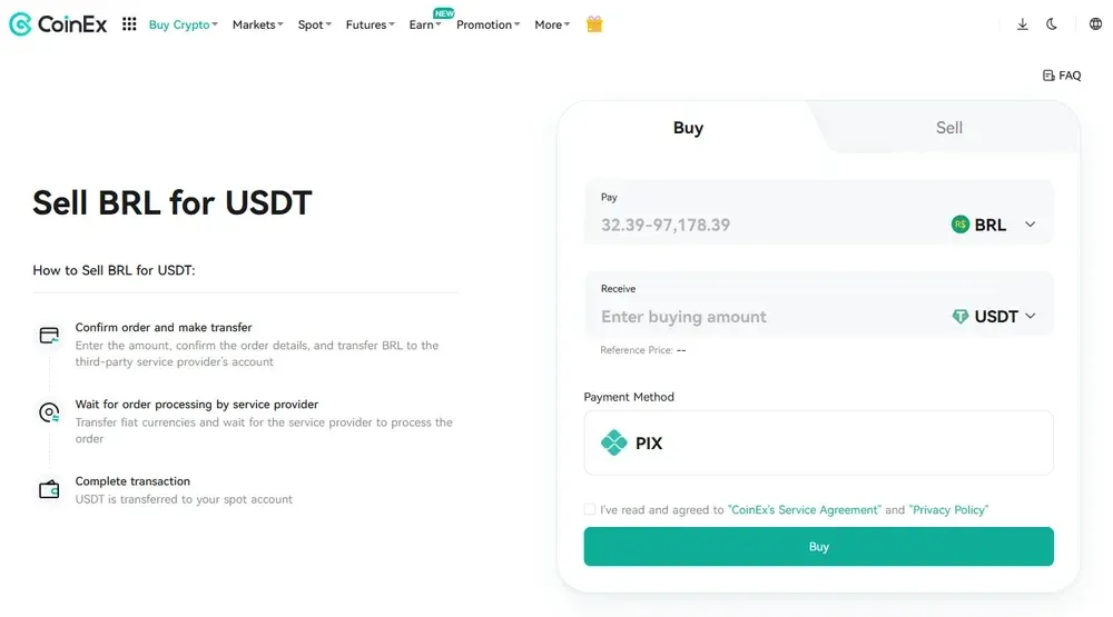Countries and Currencies Supported by CoinEx