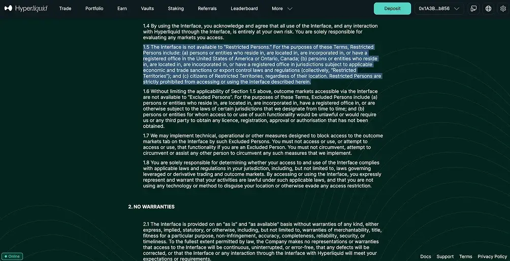 Which Countries Does Hyperliquid Restrict?