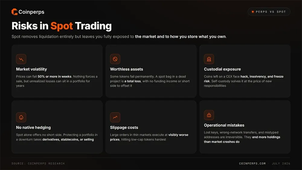 Risks in Spot Trading