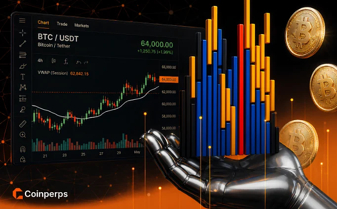 Read about how VWAP helps crypto traders spot intraday trends, time entries and exits, compare it to moving averages, and set it up on TradingView charts.