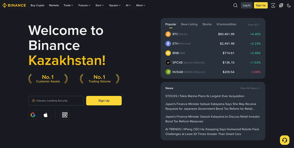 Binance Kazakhstan