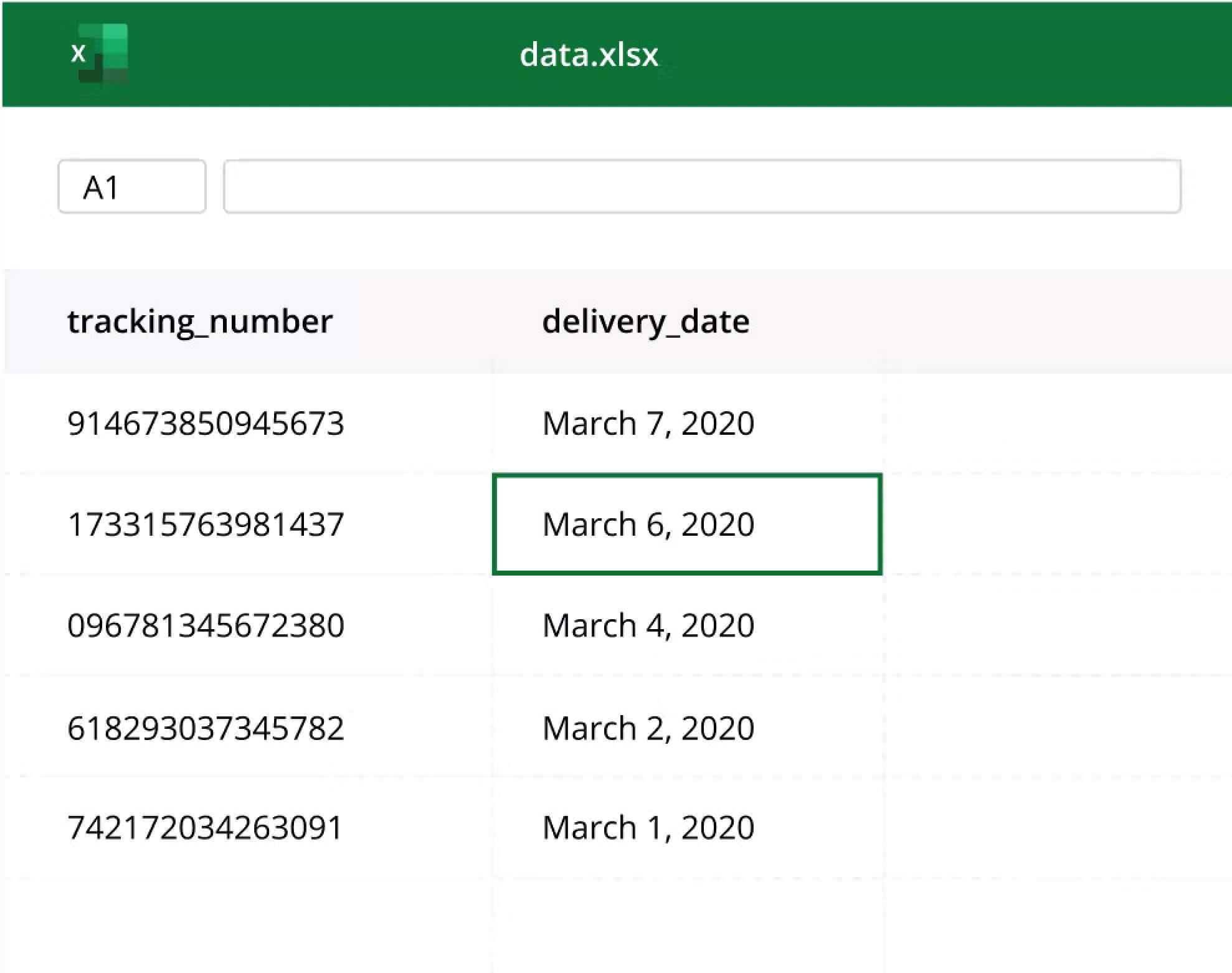 Order Tracking Example