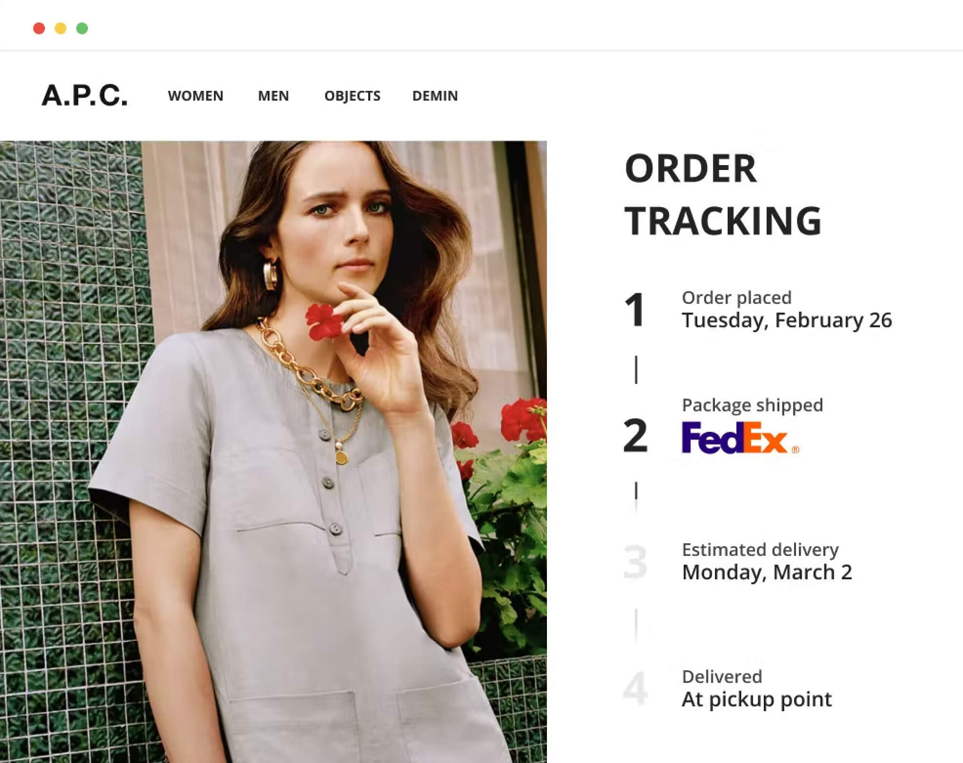 Order Tracking Example