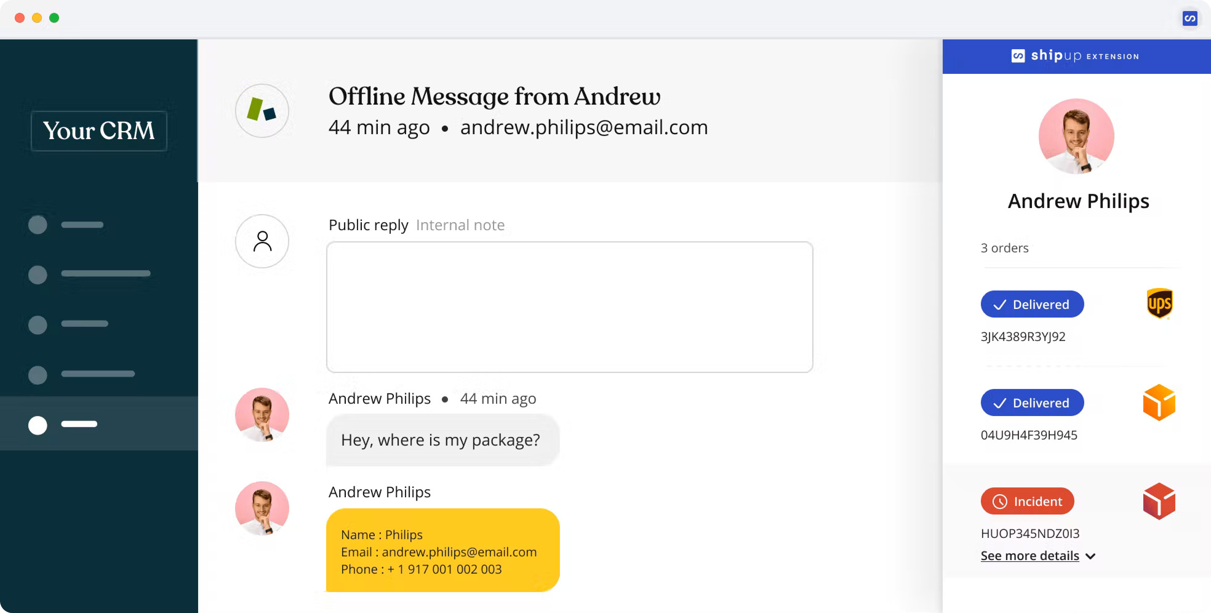 Order Tracking Example