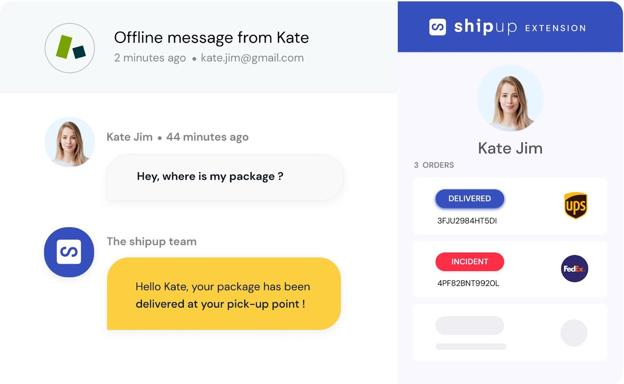 "We increased our ROI by 350% with Shipup's proactive notifications sent automatically after purchase." 
