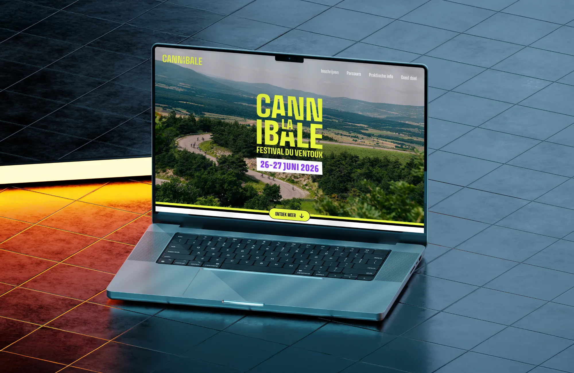 Showcase website (desktop) La Cannibale - Collectiv - wearecollectiv.be - Strategie, design en low-code development, gecombineerd in websites die jouw merk versterken.