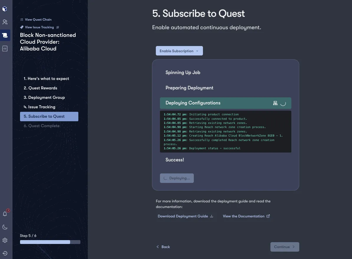 Automatically stage IPs affiliated with Non-Sanctioned Cloud Providers to your Okta instance as Network Zones to block on.
