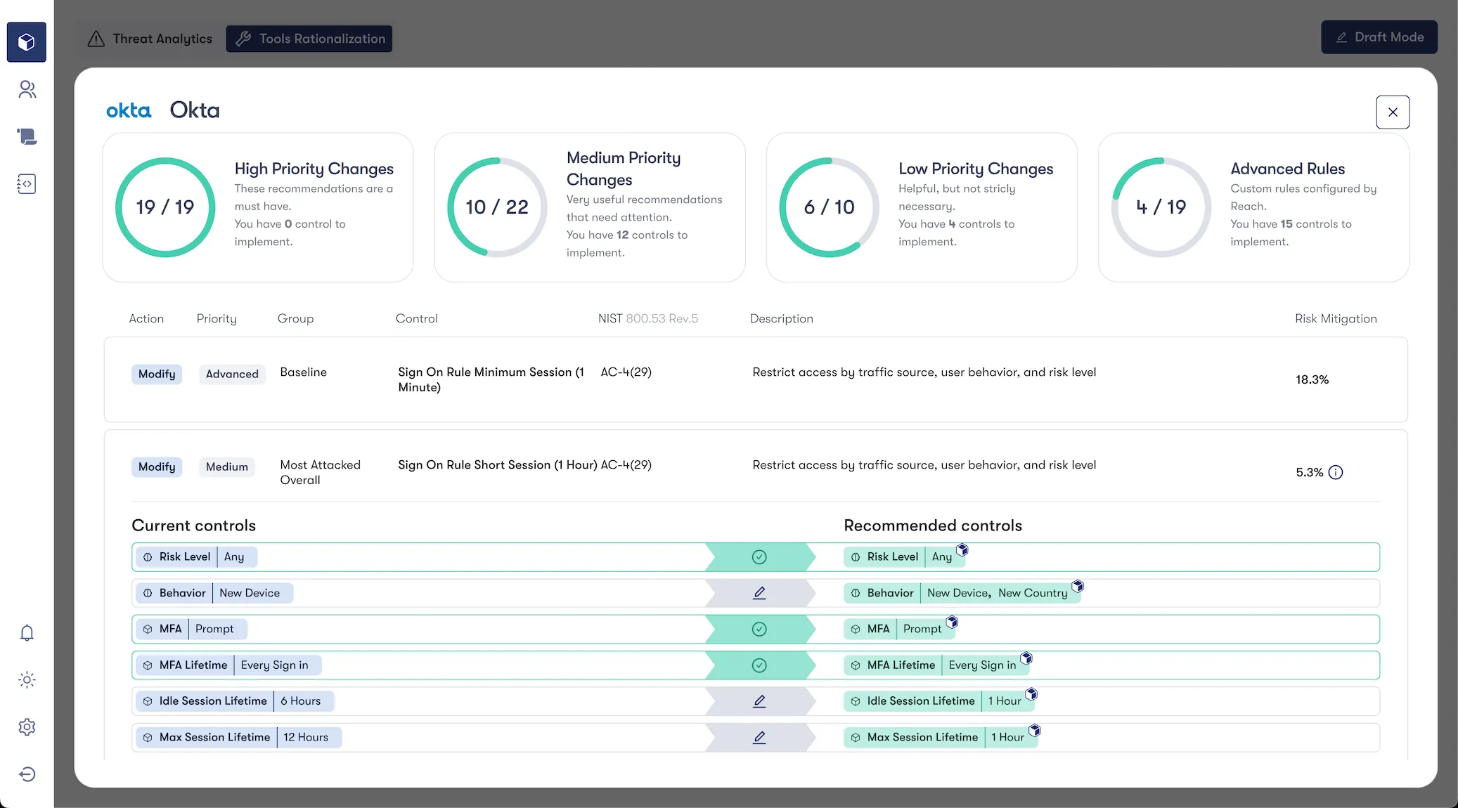 Okta (dashboard screenshot)