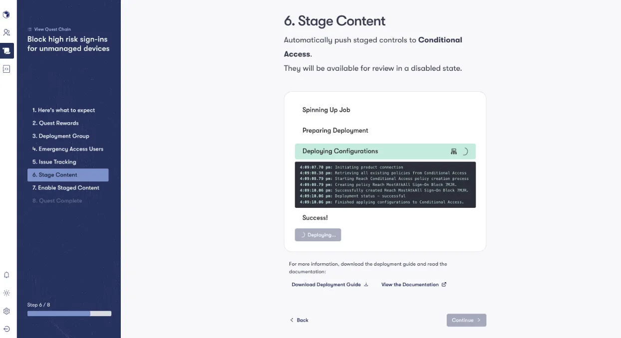 Stage configurations as default ”off” to test or preview instance after approvals are given.