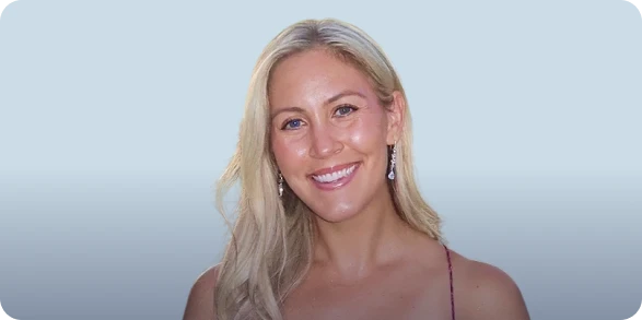Headshot photograph of the Director of New Product Operations, Ellie R.