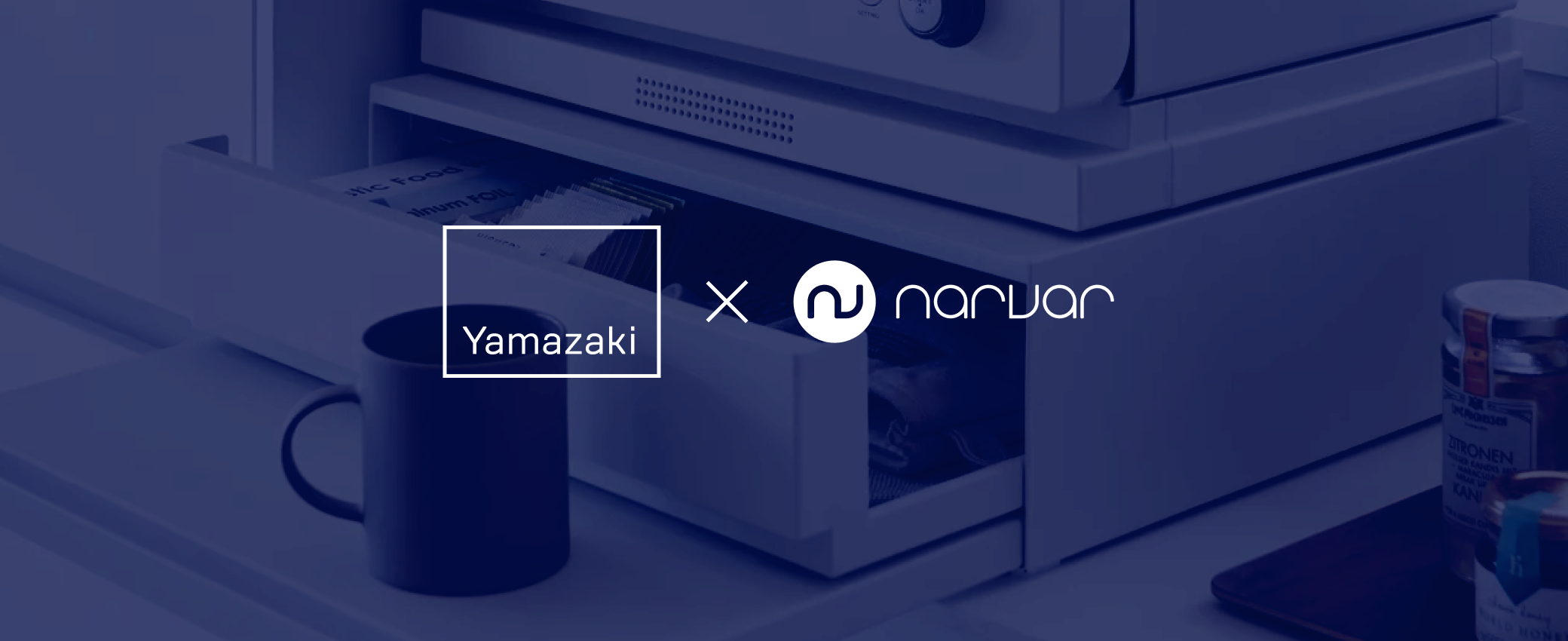 Courier in red jacket delivering cardboard package.